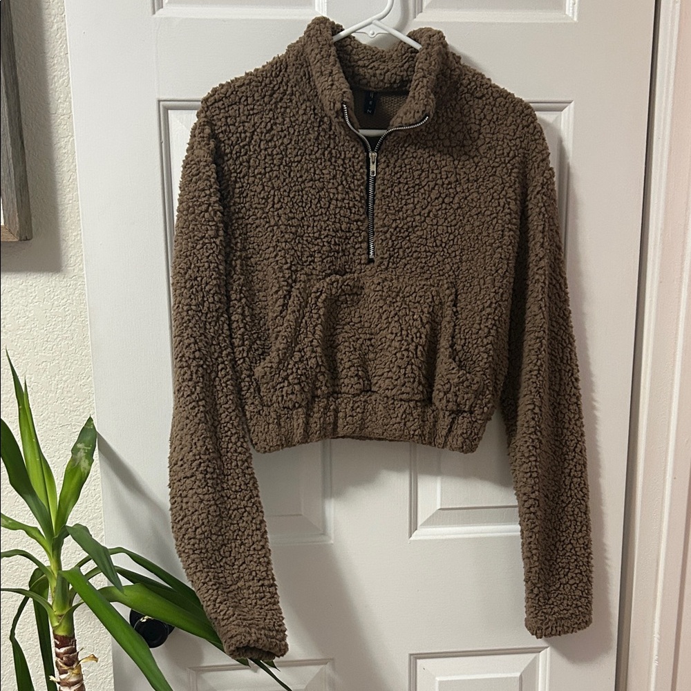 Zaful Brown Teddy Jacket